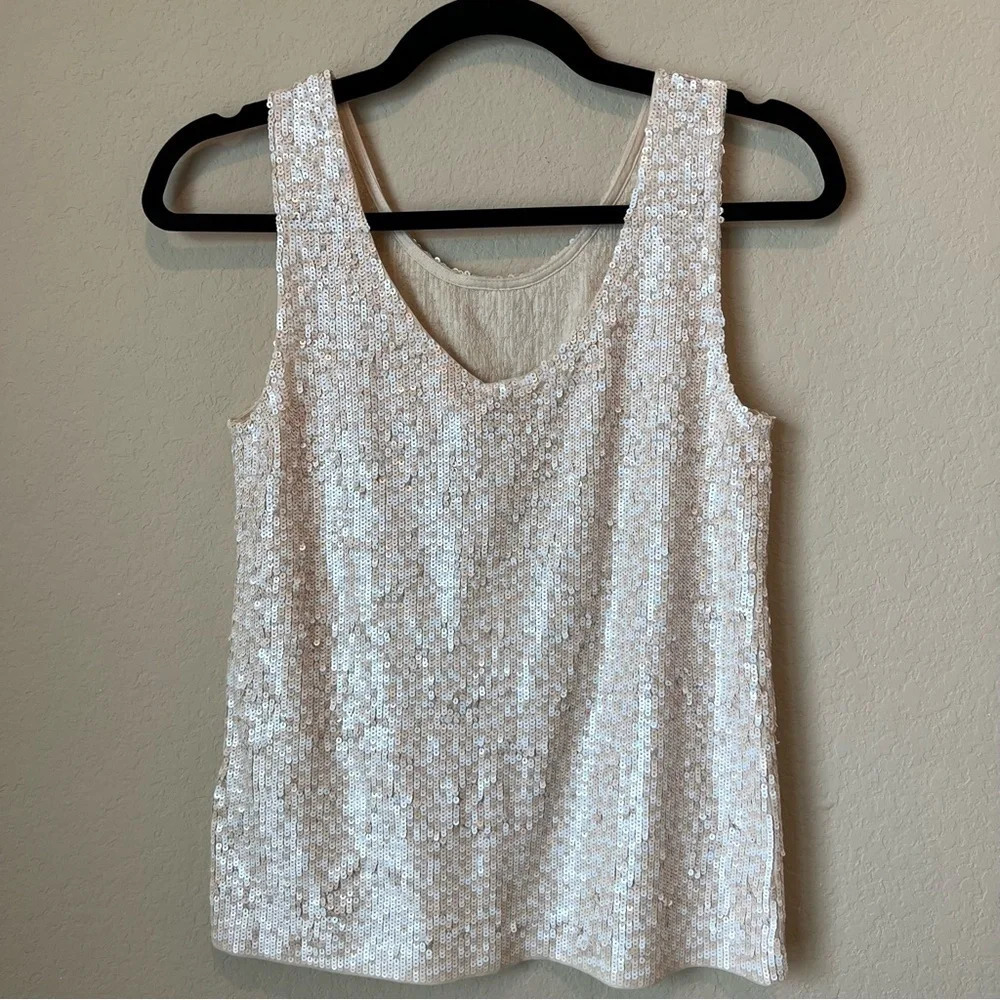 J. Crew sequin Tank Top - Picture 4 of 4